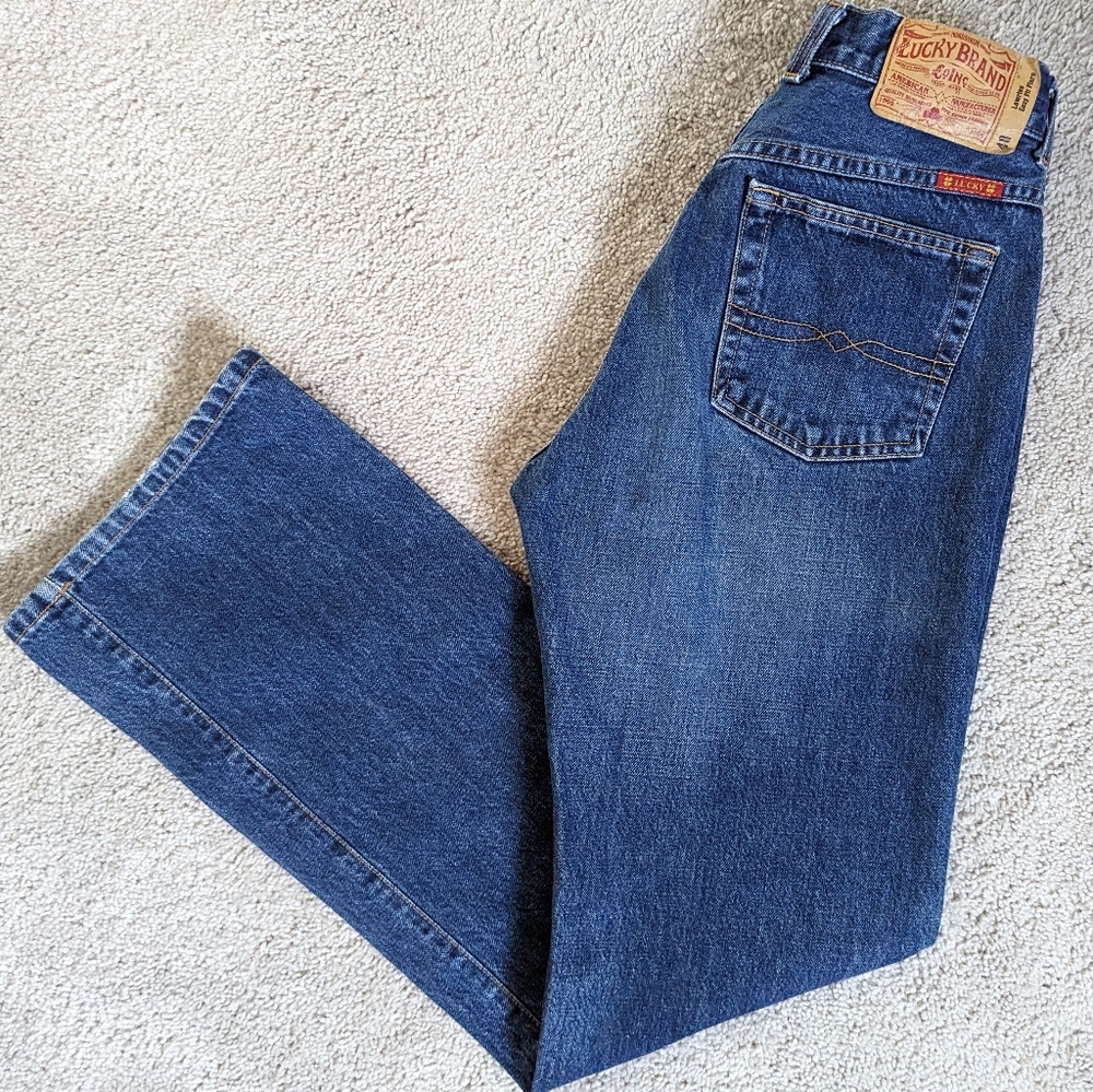 Vintage Lucky Brand Low Rise Flare Denim Jeans